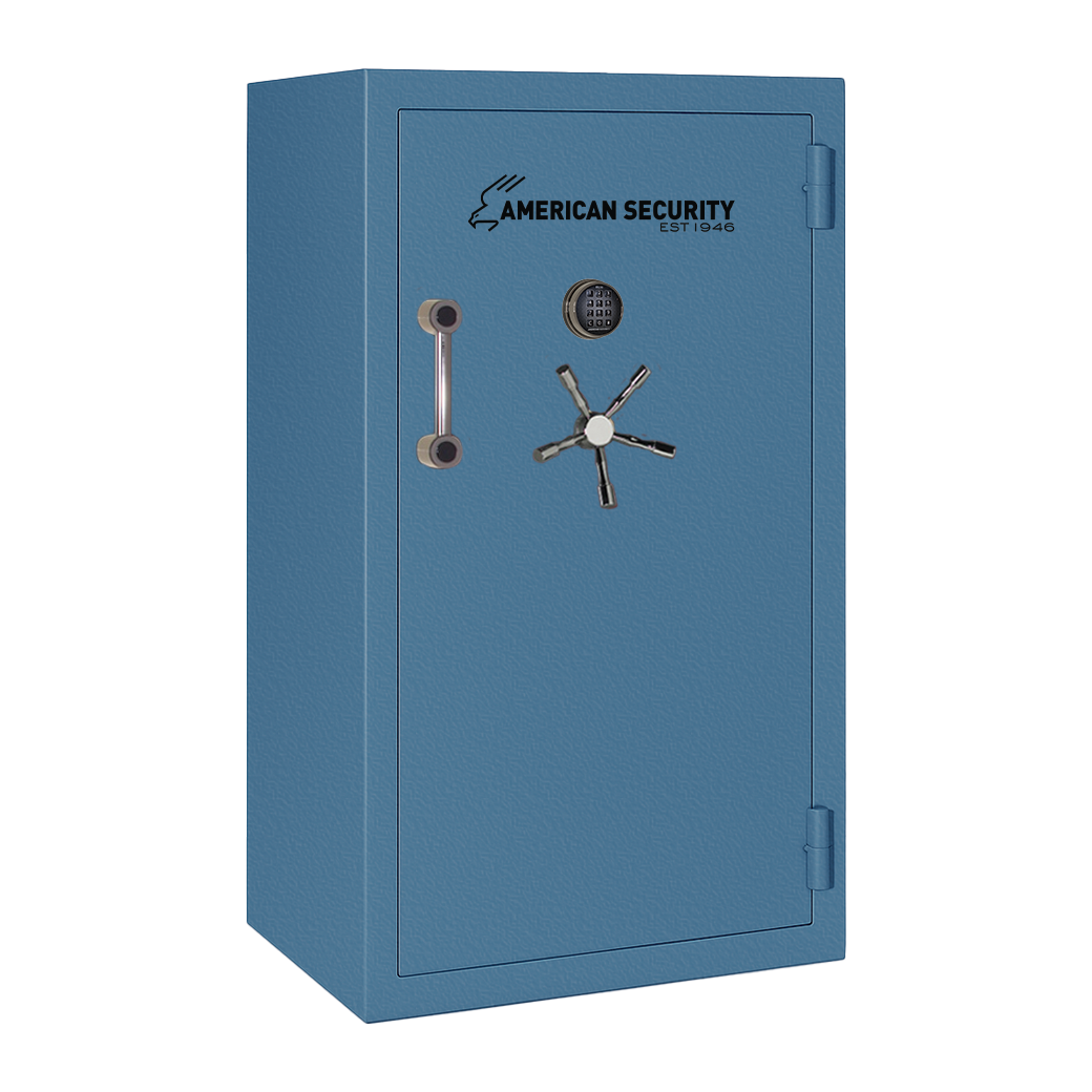 AMSEC BFX6636 gun safe exterior with 120-minute fire rating and UL RSC Level 1 security