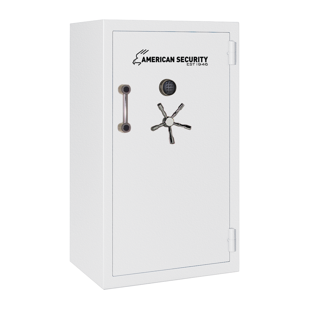 AMSEC BFX6636 gun safe exterior with 120-minute fire rating and UL RSC Level 1 security