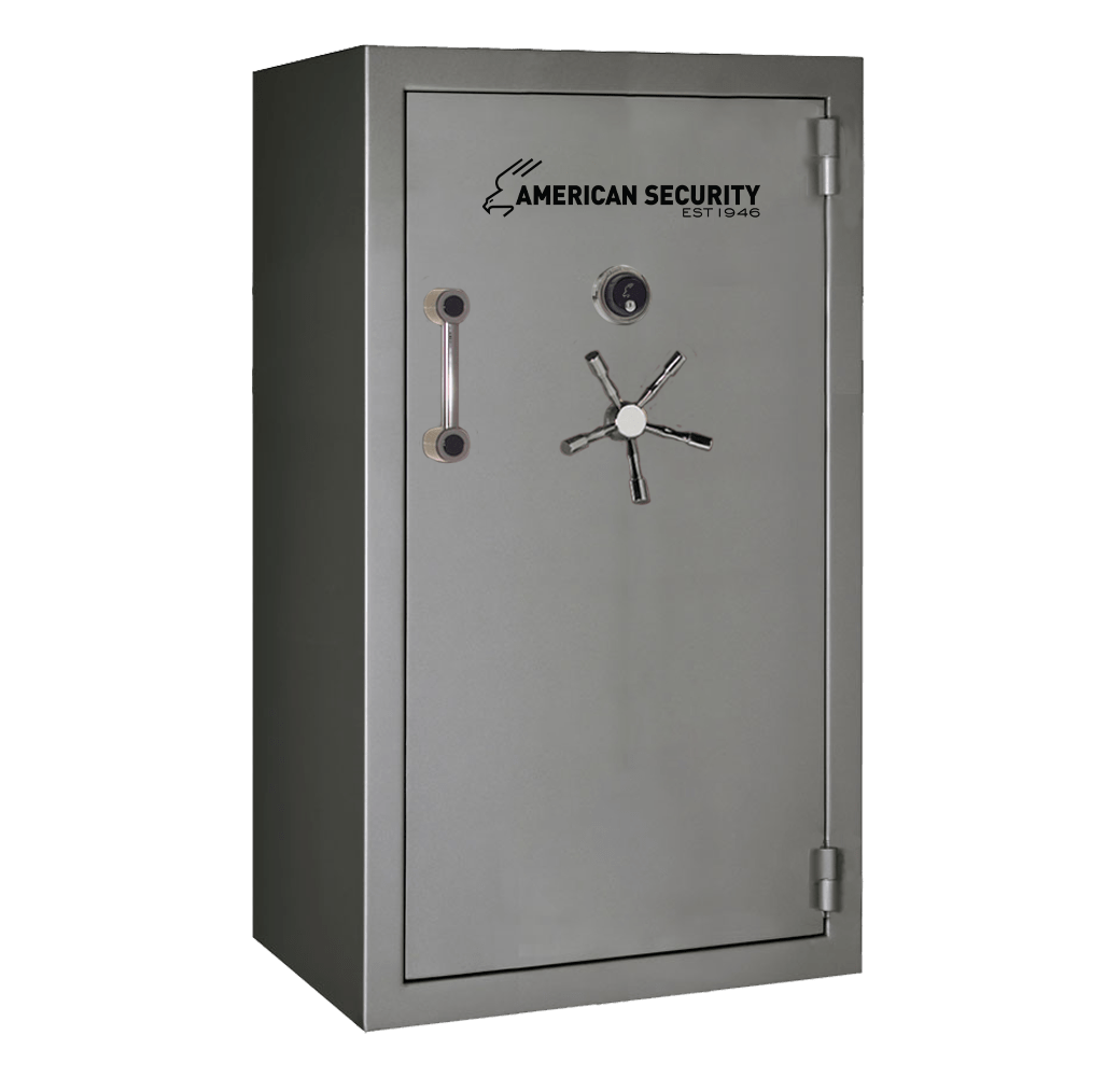 AMSEC BFX6636 gun safe exterior with 120-minute fire rating and UL RSC Level 1 security