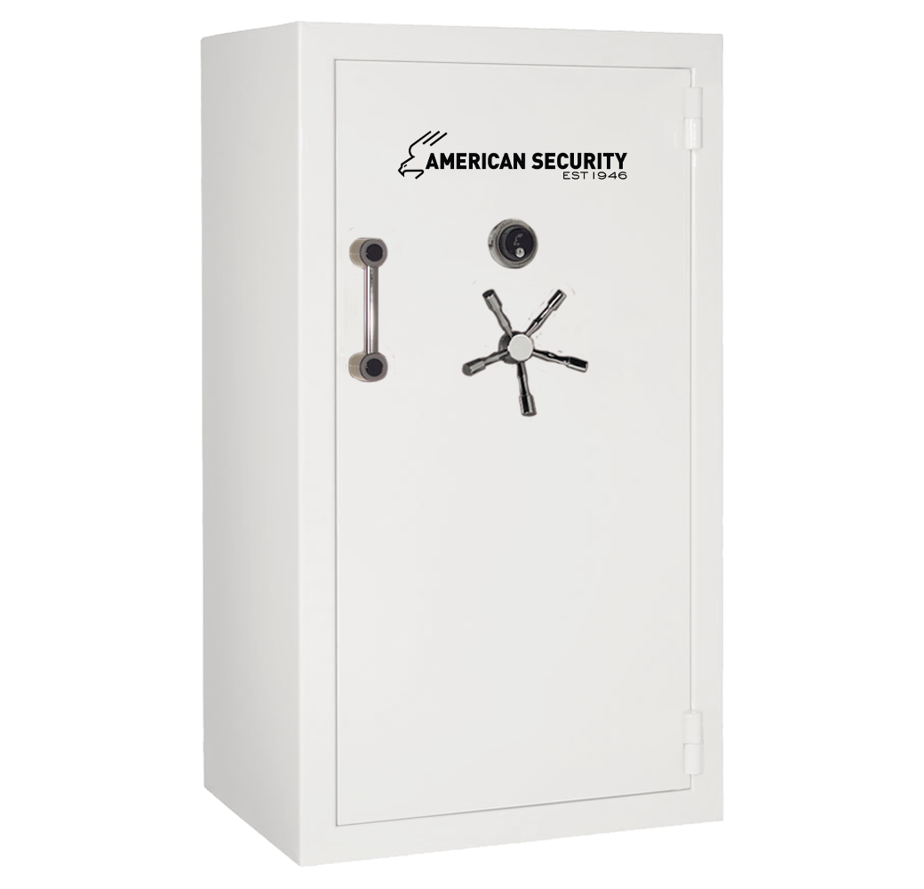AMSEC BFX6636 gun safe exterior with 120-minute fire rating and UL RSC Level 1 security