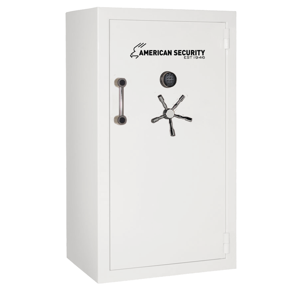AMSEC BFX6636 gun safe exterior with 120-minute fire rating and UL RSC Level 1 security