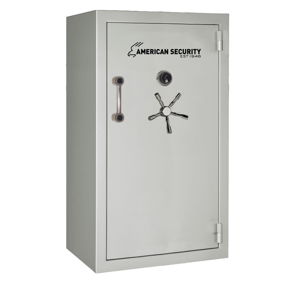 AMSEC BFX6636 gun safe exterior with 120-minute fire rating and UL RSC Level 1 security