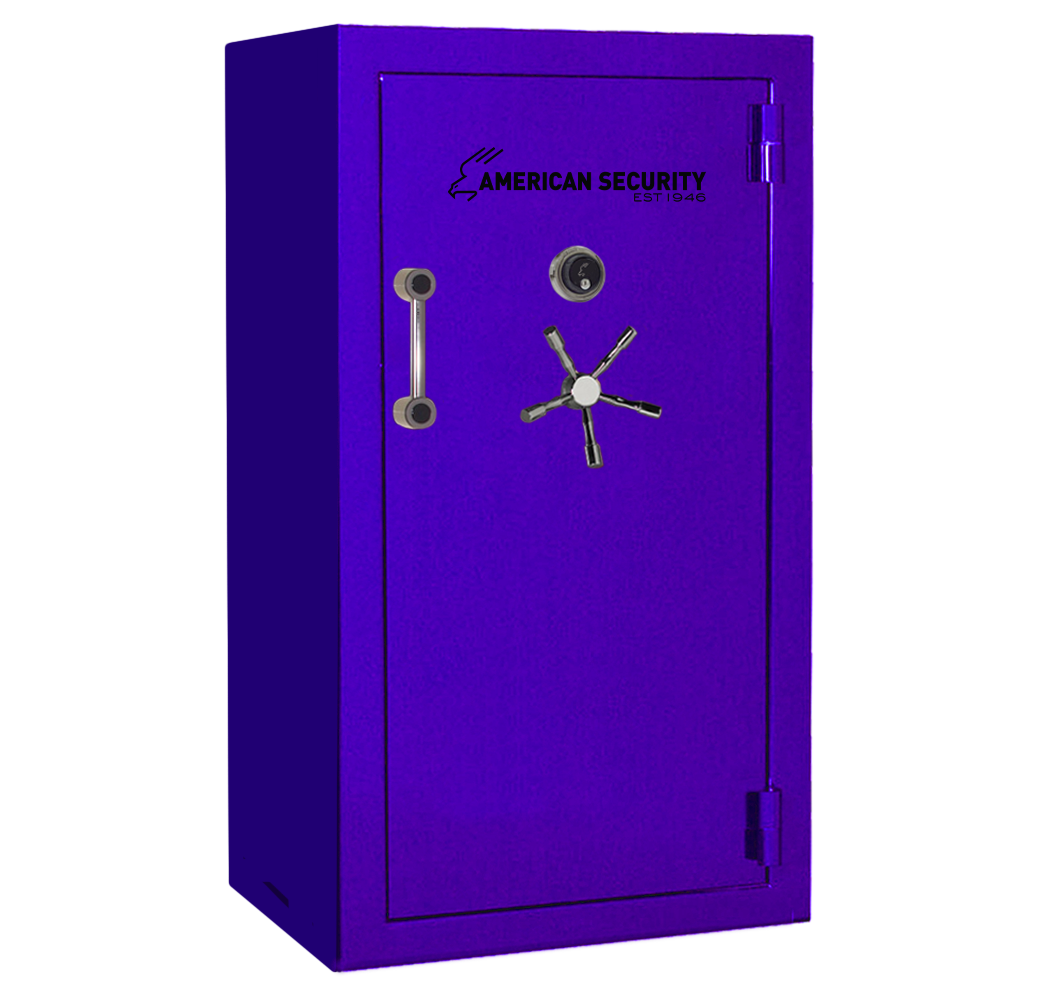 AMSEC BFX6636 gun safe exterior with 120-minute fire rating and UL RSC Level 1 security