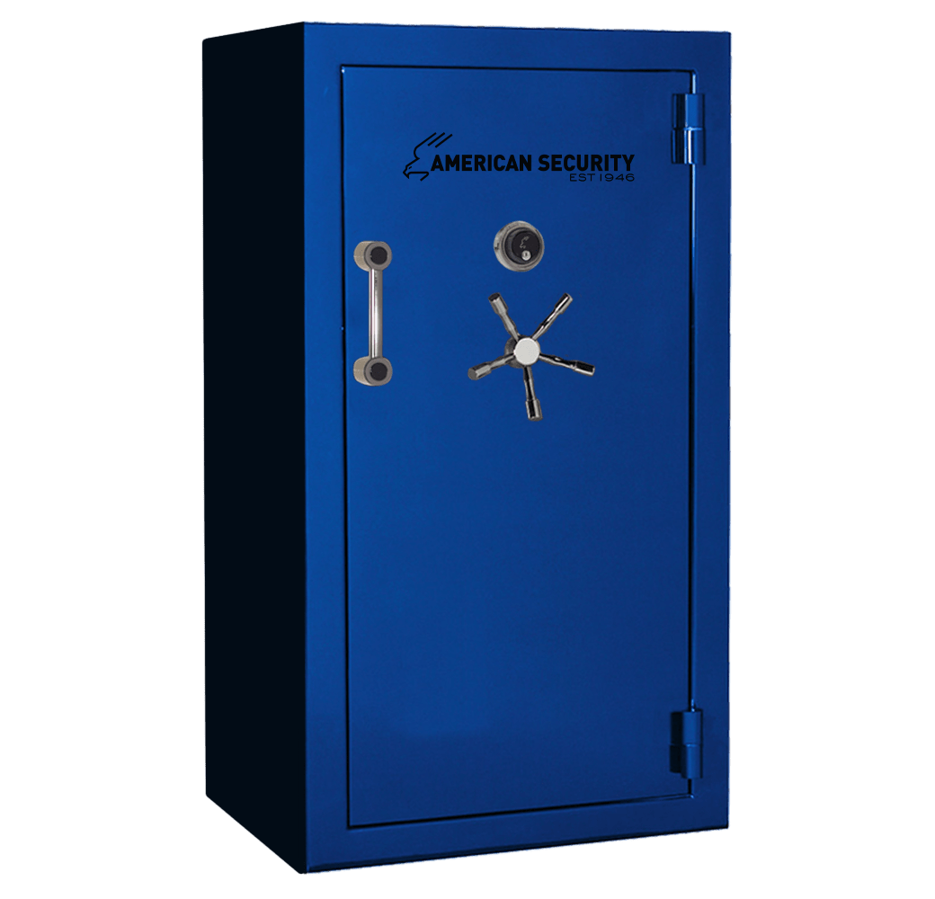 AMSEC BFX6636 gun safe exterior with 120-minute fire rating and UL RSC Level 1 security