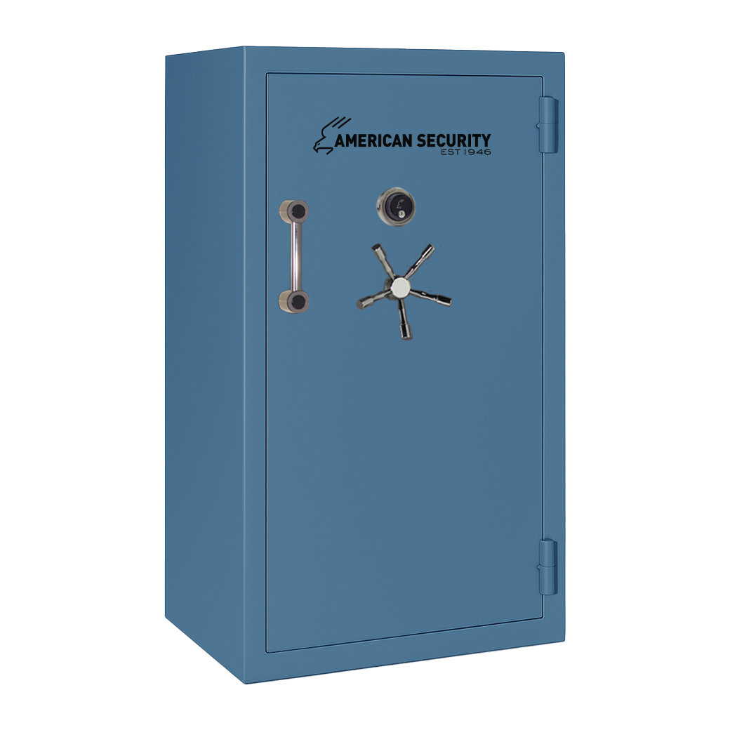 AMSEC BFX6636 gun safe exterior with 120-minute fire rating and UL RSC Level 1 security