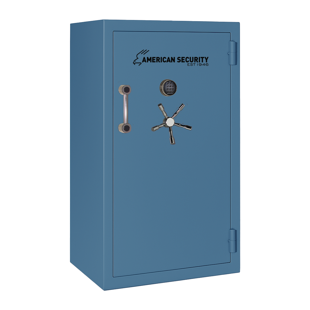 AMSEC BFX6636 gun safe exterior with 120-minute fire rating and UL RSC Level 1 security