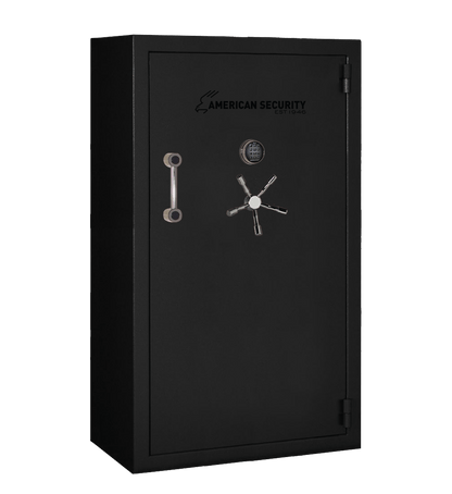 AMSEC BFX7240 gun safe exterior with 120-minute fire rating and UL RSC Level 1 security
