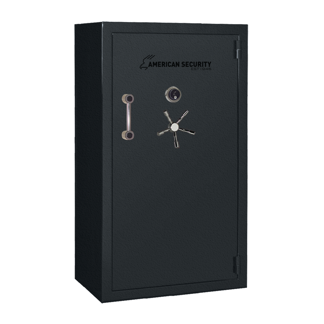 AMSEC BFX7240 gun safe exterior with 120-minute fire rating and UL RSC Level 1 security