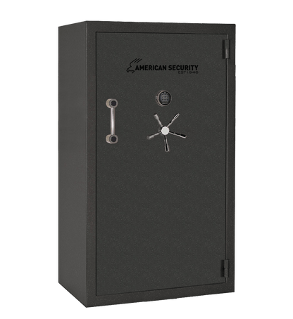 AMSEC BFX7240 gun safe exterior with 120-minute fire rating and UL RSC Level 1 security