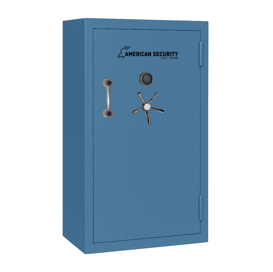 AMSEC BFX7240 gun safe exterior with 120-minute fire rating and UL RSC Level 1 security
