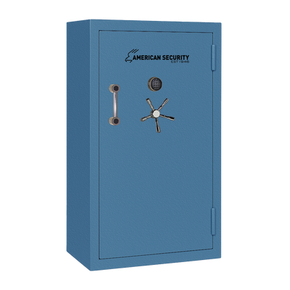 AMSEC BFX7240 gun safe exterior with 120-minute fire rating and UL RSC Level 1 security