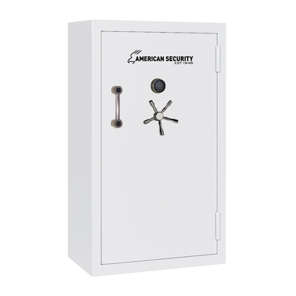 AMSEC BFX7240 gun safe exterior with 120-minute fire rating and UL RSC Level 1 security