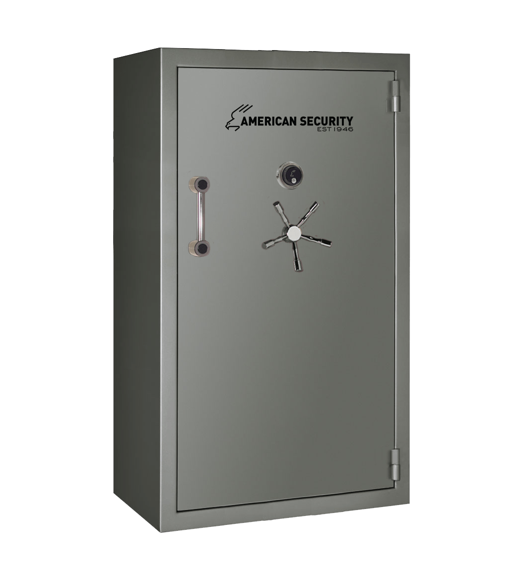 AMSEC BFX7240 gun safe exterior with 120-minute fire rating and UL RSC Level 1 security