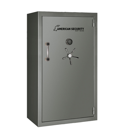 AMSEC BFX7240 gun safe exterior with 120-minute fire rating and UL RSC Level 1 security