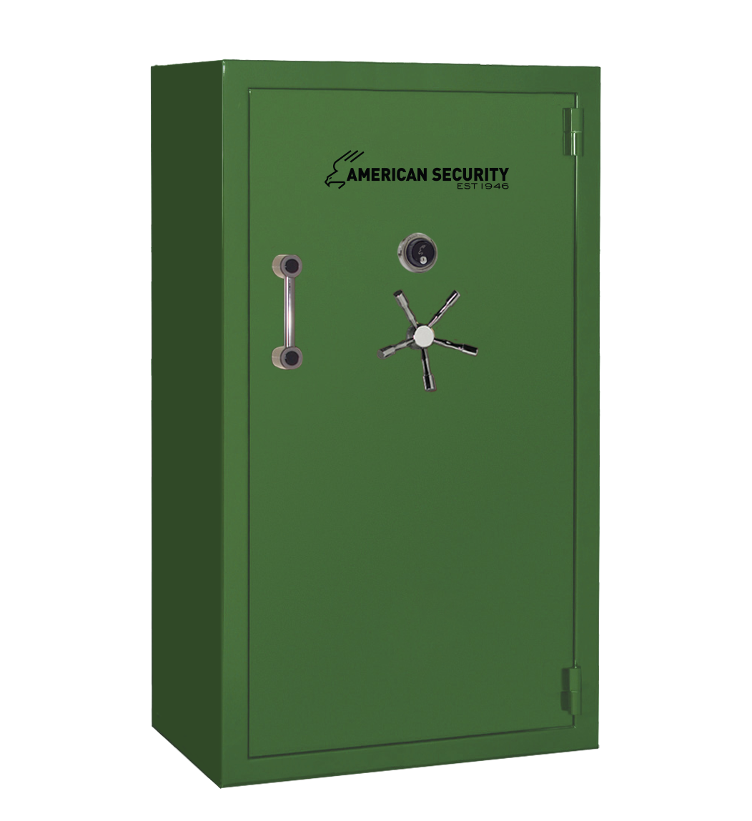 AMSEC BFX7240 gun safe exterior with 120-minute fire rating and UL RSC Level 1 security