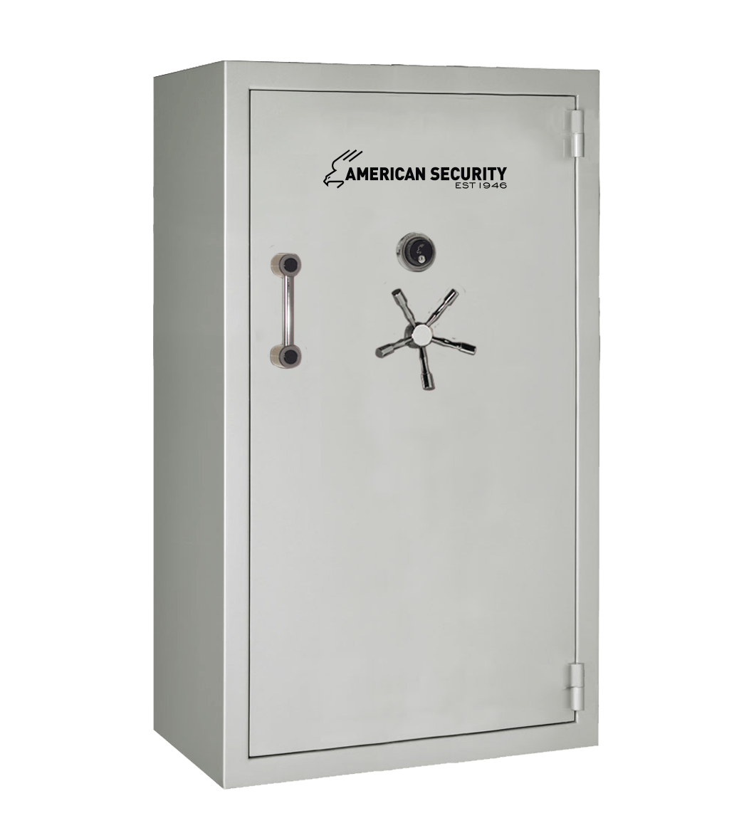 AMSEC BFX7240 gun safe exterior with 120-minute fire rating and UL RSC Level 1 security