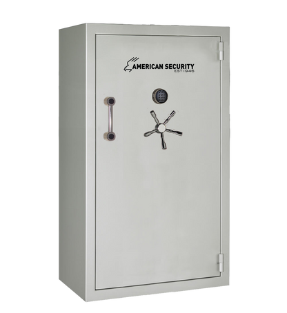 AMSEC BFX7240 gun safe exterior with 120-minute fire rating and UL RSC Level 1 security