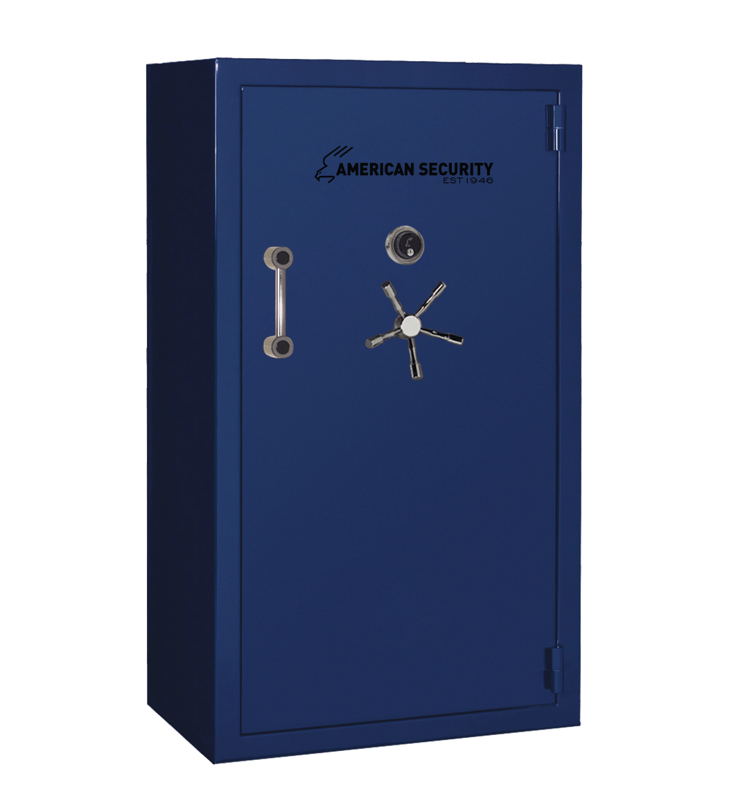 AMSEC BFX7240 gun safe exterior with 120-minute fire rating and UL RSC Level 1 security