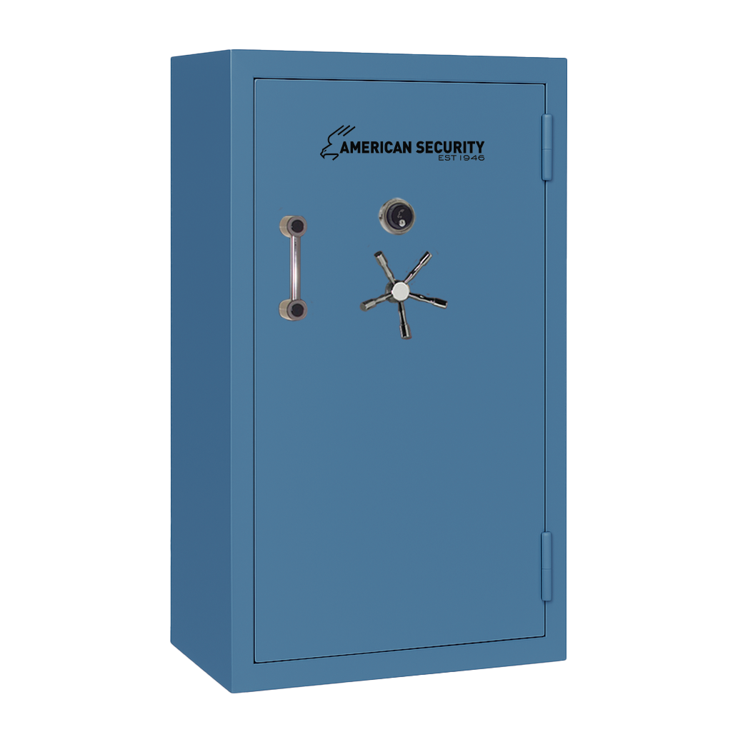 AMSEC BFX7240 gun safe exterior with 120-minute fire rating and UL RSC Level 1 security