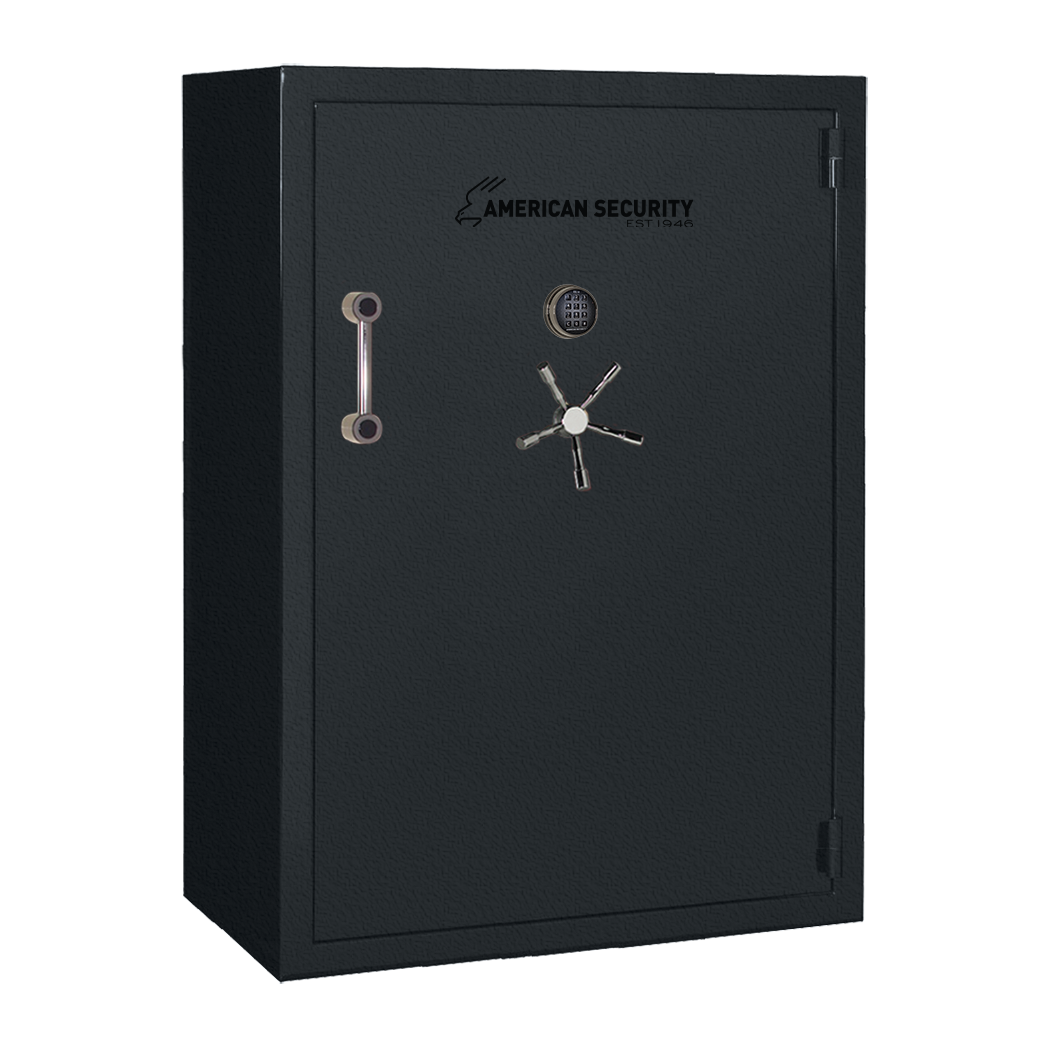 AMSEC BFX7250 gun safe exterior with 120-minute fire rating and UL RSC Level 1 security