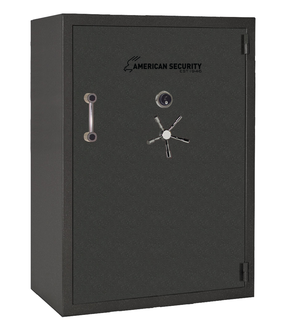 AMSEC BFX7250 gun safe exterior with 120-minute fire rating and UL RSC Level 1 security