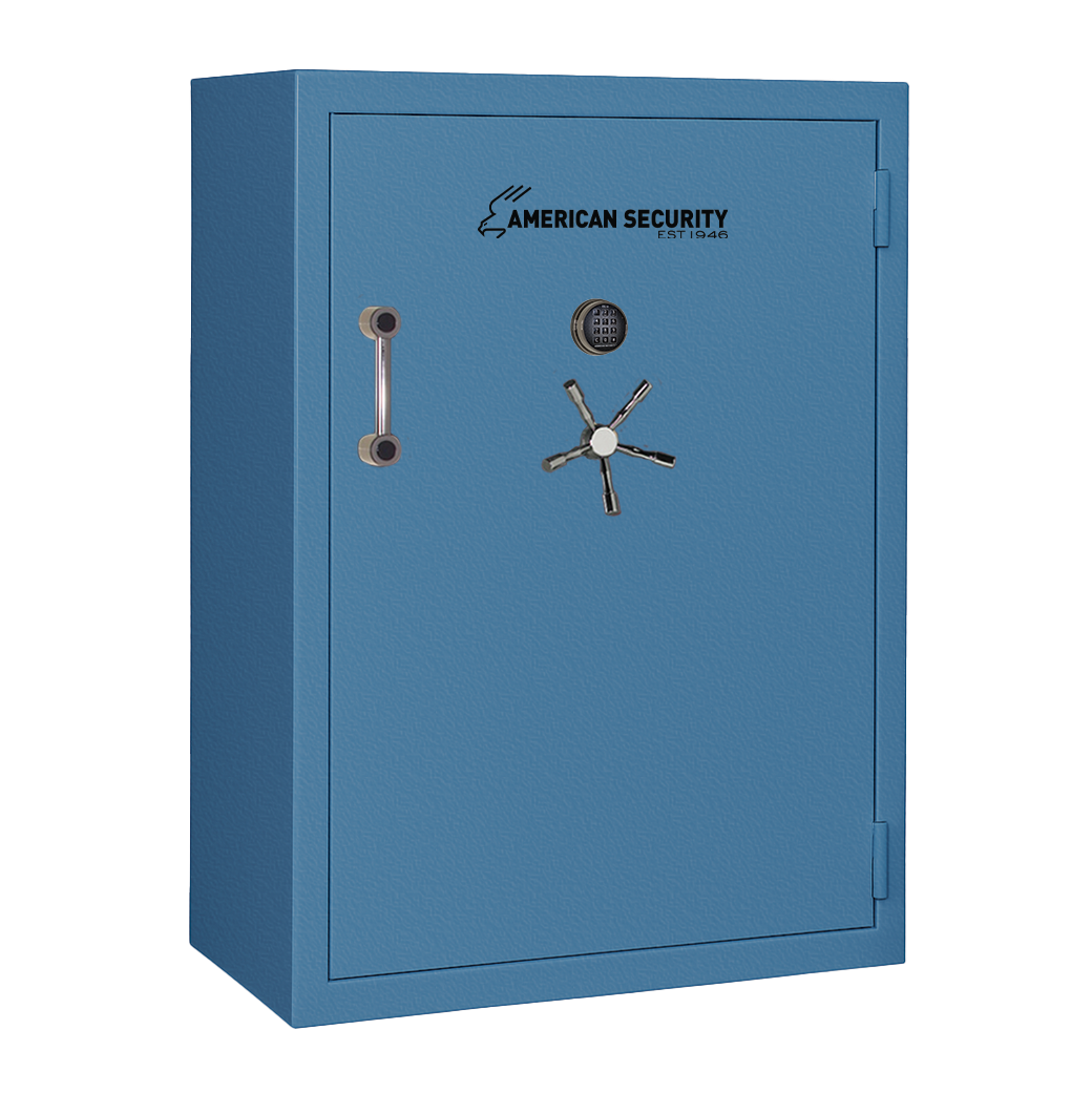 AMSEC BFX7250 gun safe exterior with 120-minute fire rating and UL RSC Level 1 security