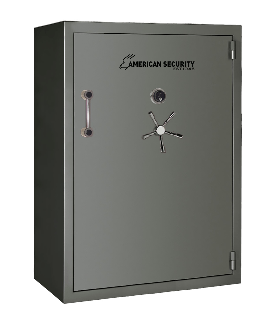 AMSEC BFX7250 gun safe exterior with 120-minute fire rating and UL RSC Level 1 security