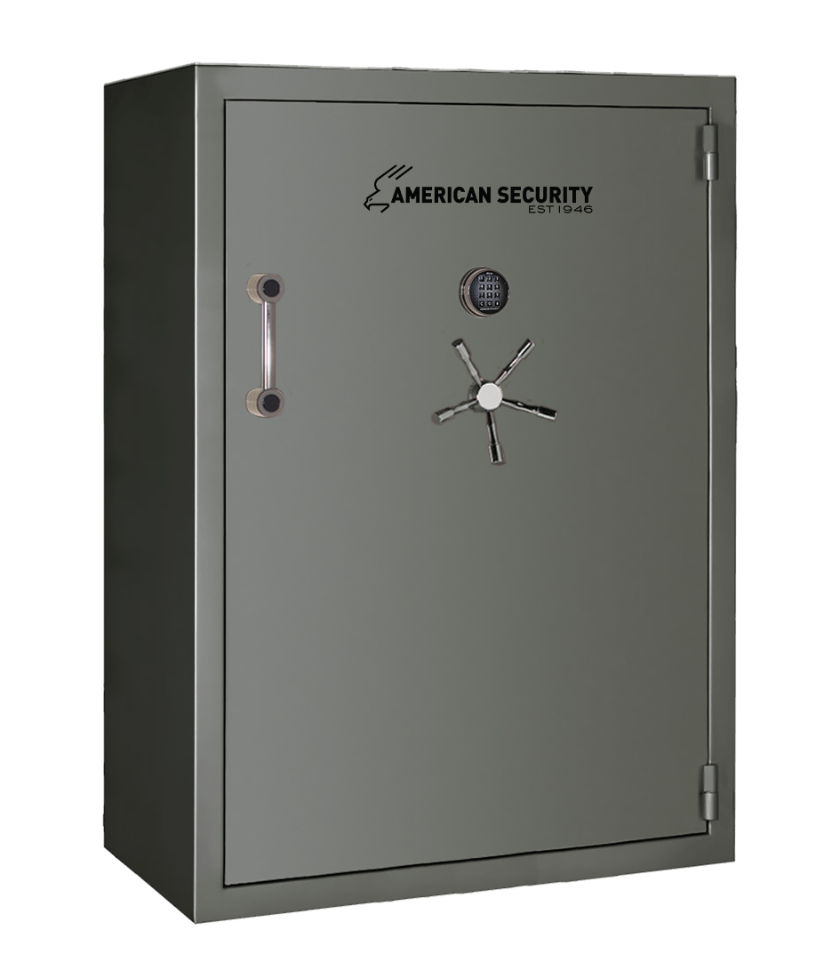 AMSEC BFX7250 gun safe exterior with 120-minute fire rating and UL RSC Level 1 security