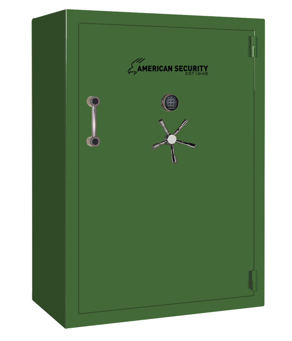 AMSEC BFX7250 gun safe exterior with 120-minute fire rating and UL RSC Level 1 security