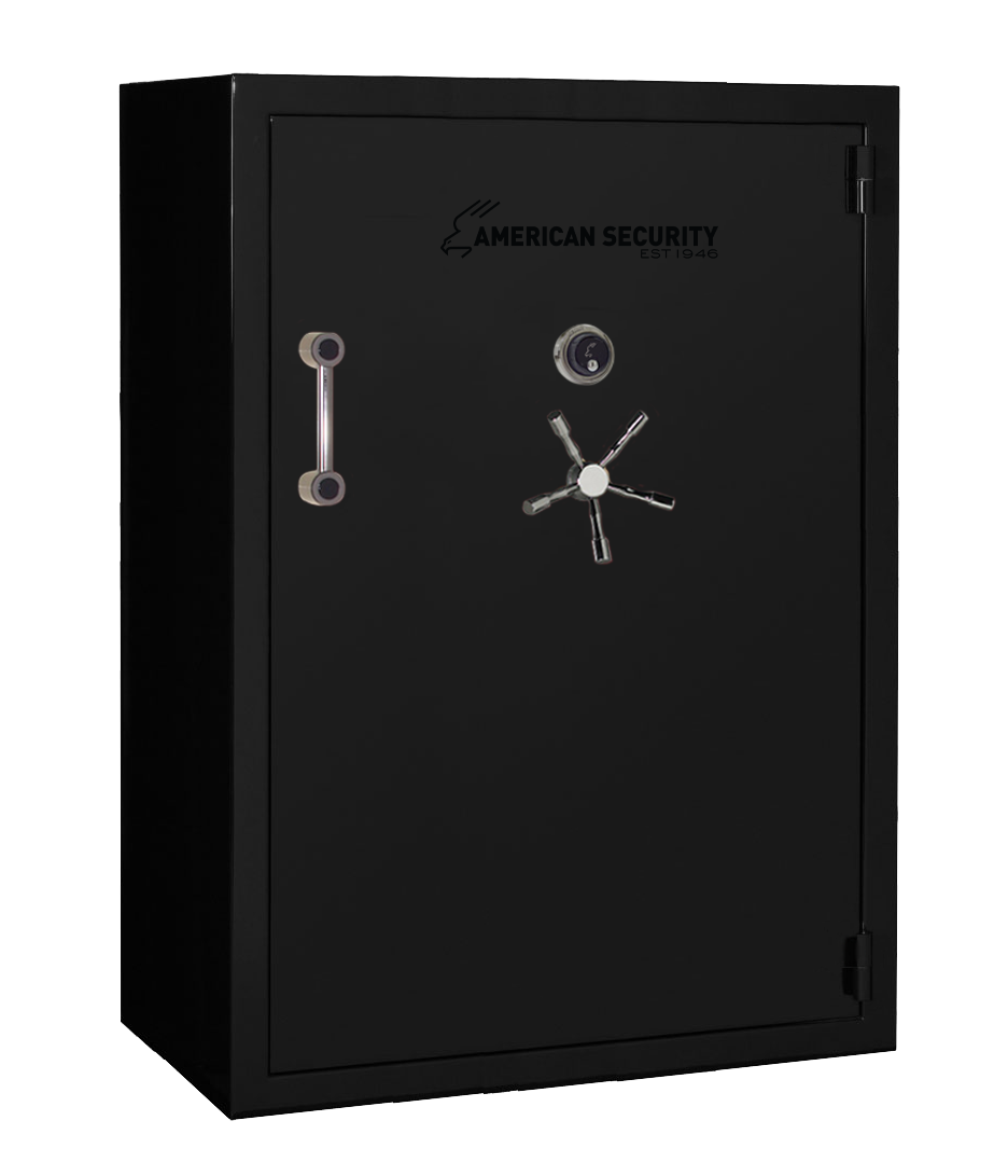 AMSEC BFX7250 gun safe exterior with 120-minute fire rating and UL RSC Level 1 security