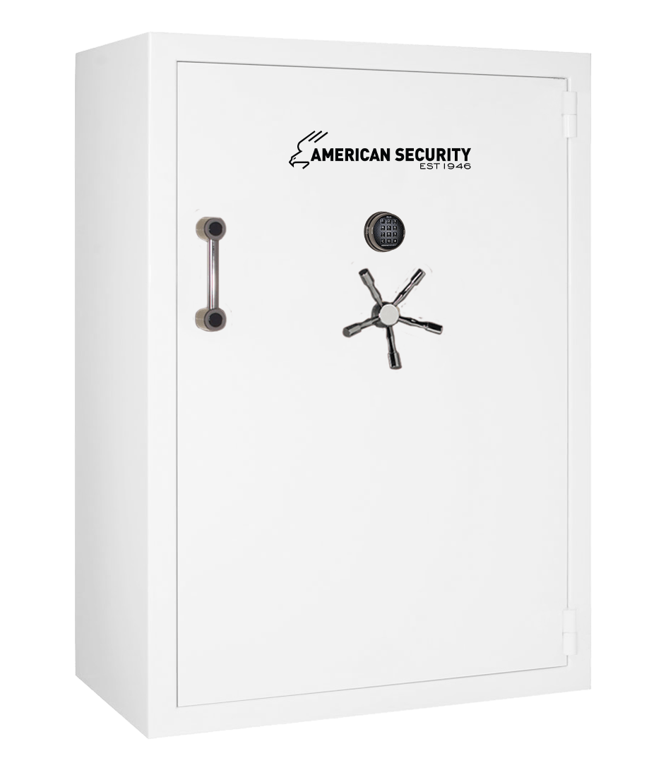 AMSEC BFX7250 gun safe exterior with 120-minute fire rating and UL RSC Level 1 security