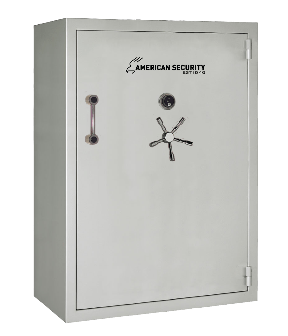 AMSEC BFX7250 gun safe exterior with 120-minute fire rating and UL RSC Level 1 security