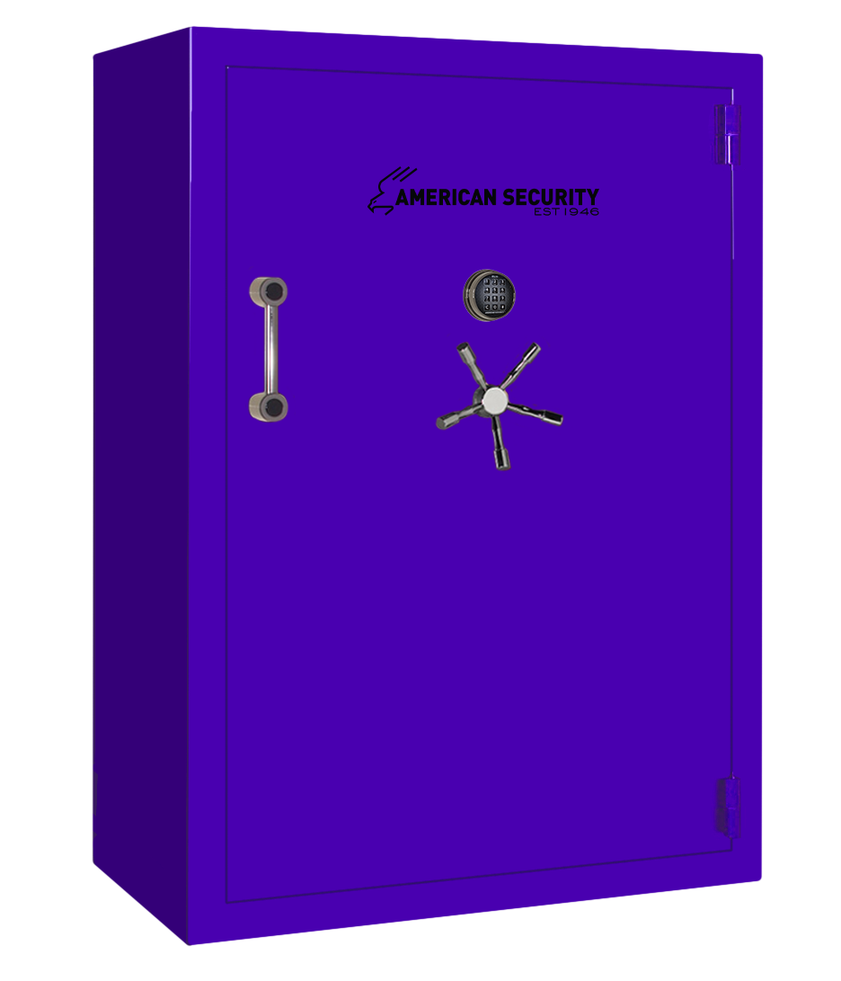 AMSEC BFX7250 gun safe exterior with 120-minute fire rating and UL RSC Level 1 security