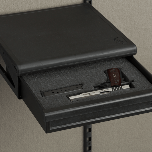 Browning Safe AXIS Drawer with Foam Insert has foam that isolates prized possessions inside the drawer.