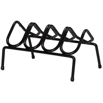 Pistol rack for gun safe with upright handgun storage