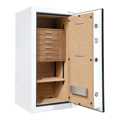 AMSEC JS4020 jewelry safe interior drawers with ring and jewelry organizers