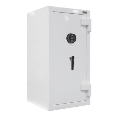 AMSEC JS4020 jewelry safe with electronic lock – white exterior 45 minute fire rated safe