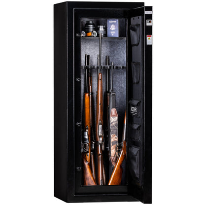 Kodiak KBX5622 interior in textured black finish, door open.