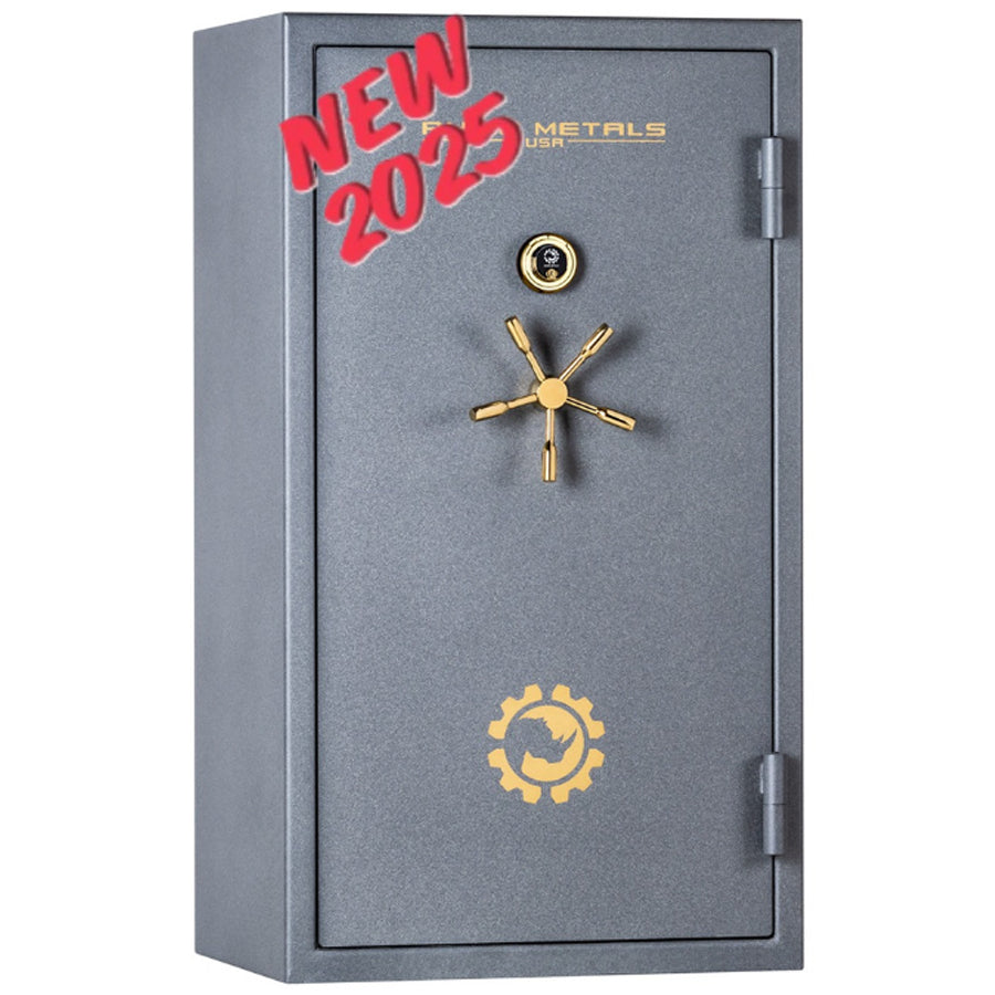 Rhino Thunderbolt TX6033 Exterior in Textured Granite with Brass Trim.