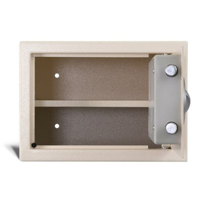 AMSEC EST1014 interior with removable shelf and carpeted base