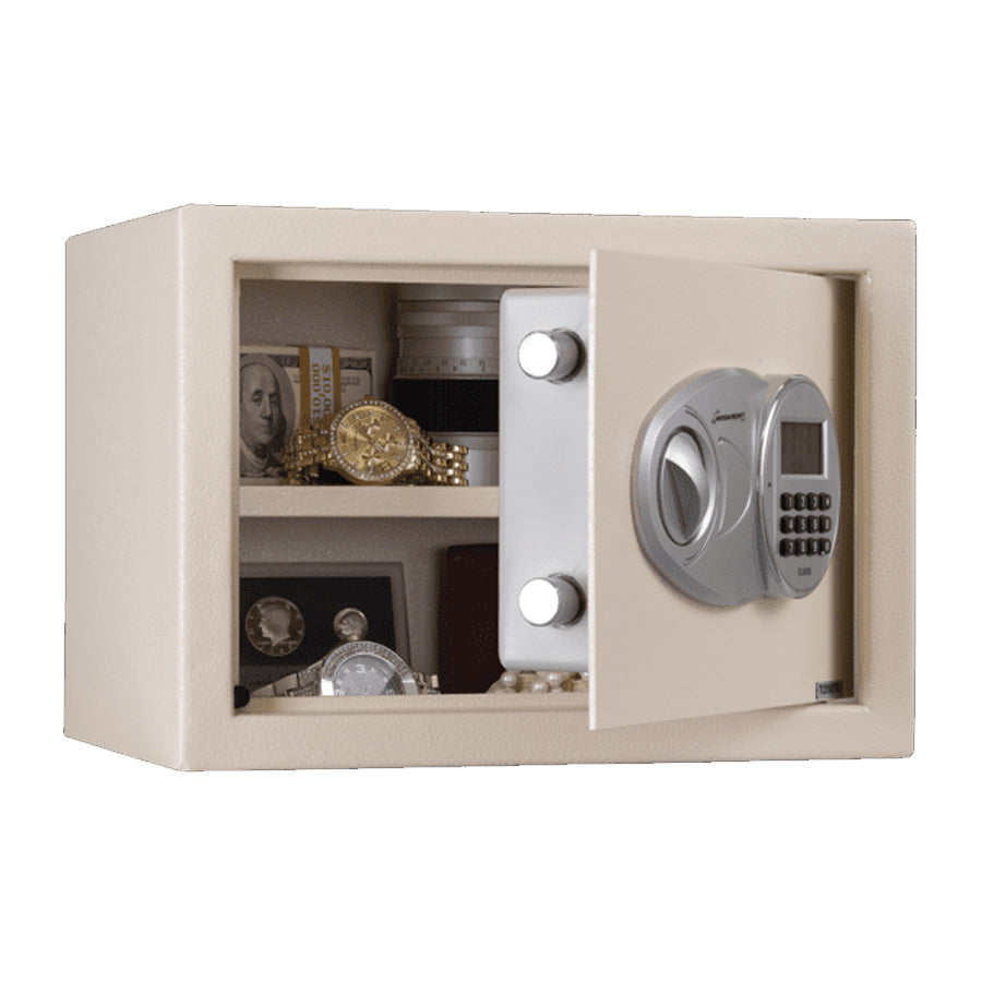 AMSEC EST1014 burglary safe with door partially open