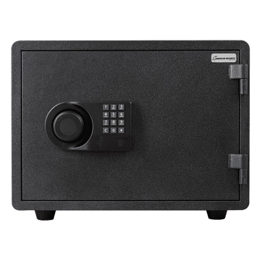 AMSEC FS914 fire resistant safe textured black granite exterior with electronic lock