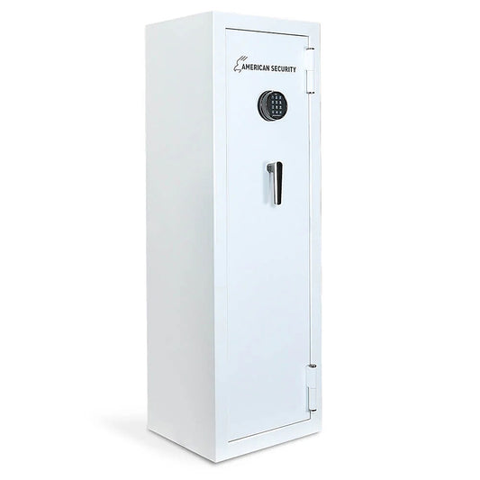AMSEC JS5517 jewelry safe in semi-gloss white with ESL5 electronic lock and L-handle
