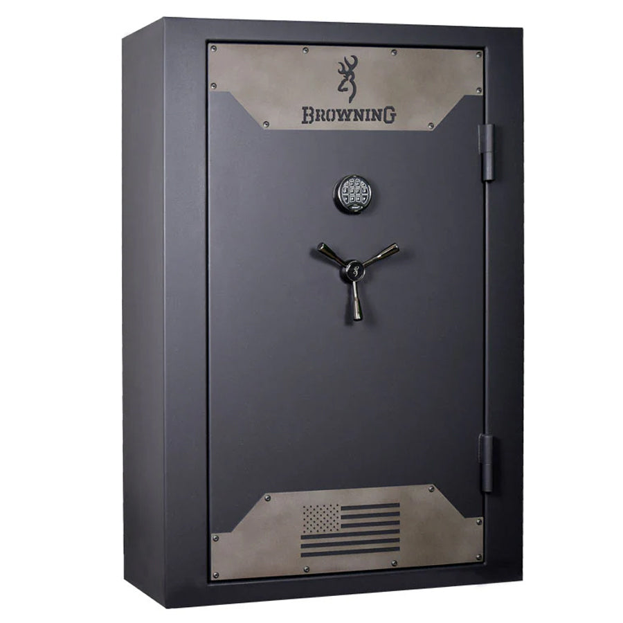 Browning Hunter Deluxe 49 gun safe in textured black exterior