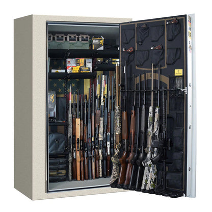 Browning Hunter Deluxe 49 Tall gun safe interior with extended storage height