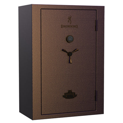 Browning Rawhide 49 gun safe in textured saddle brown finish