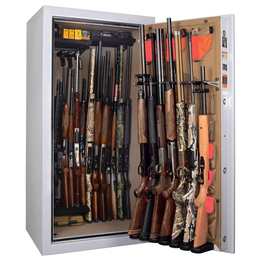 Browning Sporter 33 Pheasants Forever Upland Edition gun safe fully loaded with long guns and adjustable shelving