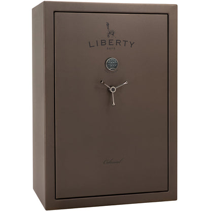 Liberty Colonial 35 Safe in Textured Bronze with Black Chrome Electronic Lock.