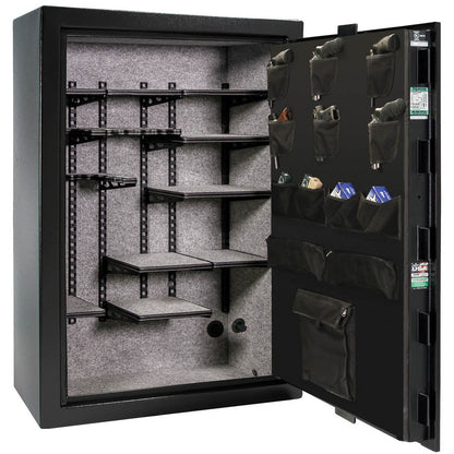 Liberty Colonial 35 Safe in Textured Black, Pro Flex Interior, open.