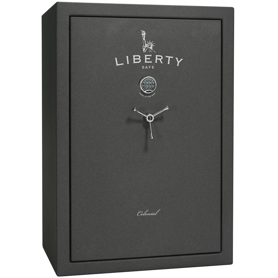Liberty Colonial 35 Safe in Textured Granite with Chrome Electronic Lock.